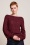 King Louie - Erin Bell Orcia top in cabernet rood