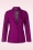 King Louie - Brooke Metro Stripe blazer in wild fuchsia