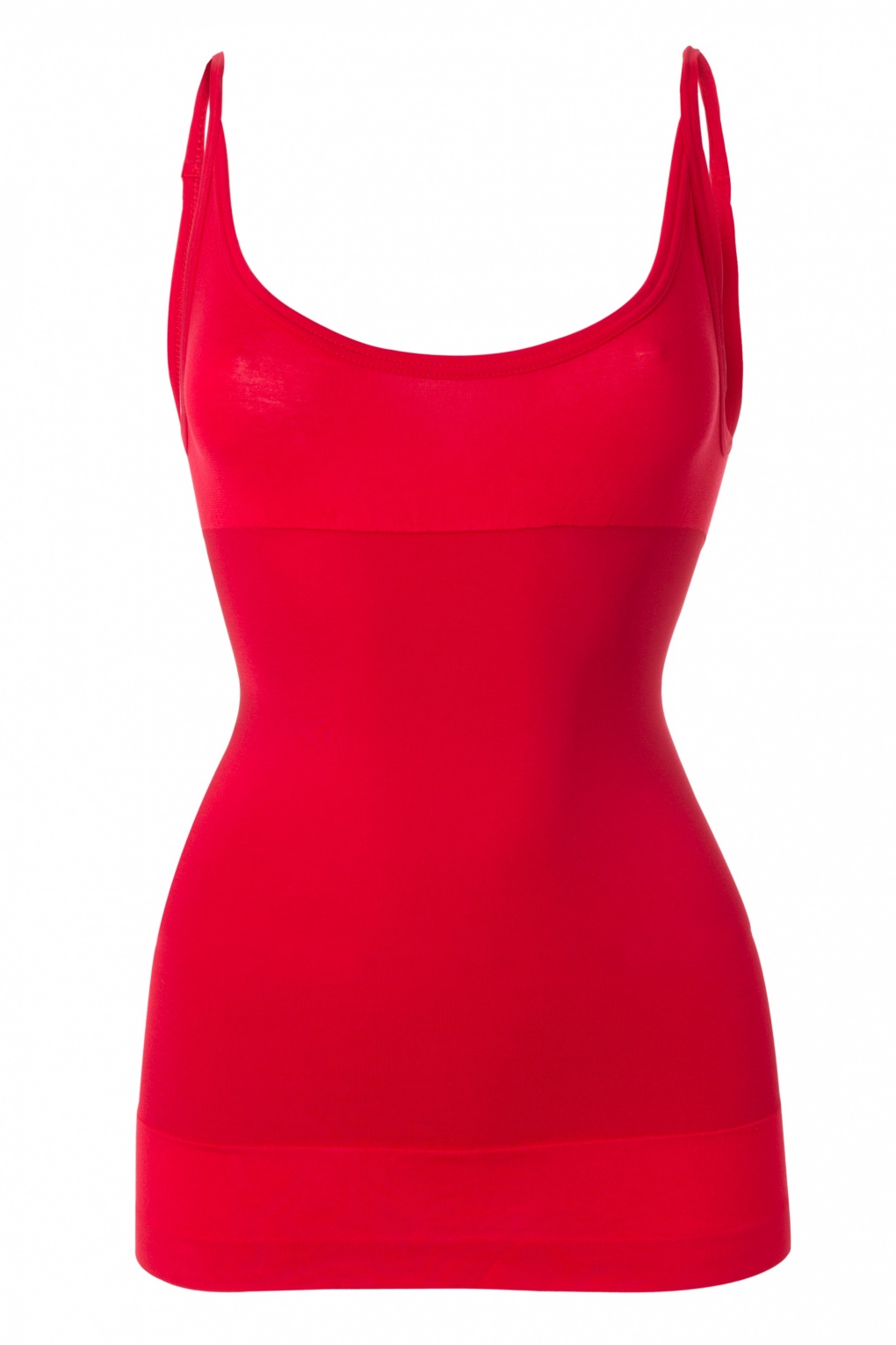 The Cashmere Tummy Tucker Vest Red shapewear top tones waist flattens tum