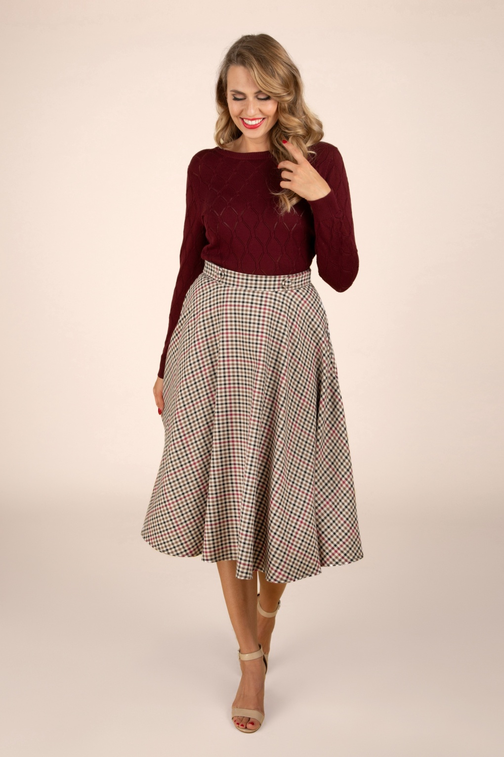 スカート HAVEL studio BONOTTO CHECK SKIRT スカート BONOTTO CHECK SKIRT | HAVEL studio