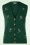 Banned Retro - Ski Snow gebreid gilet in groen 2