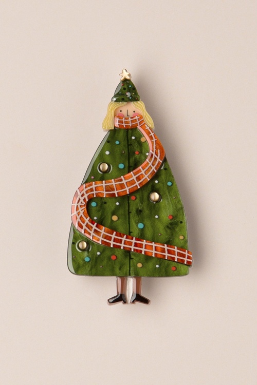 Erstwilder - Cozy Christmas Chap broche