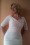Pinup Couture - Monica Dress Années 50 en Antique Off White from Laura Byrnes Black Label 10