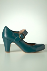 Chelsea Crew - Madeline Mary Jane pumps in teal