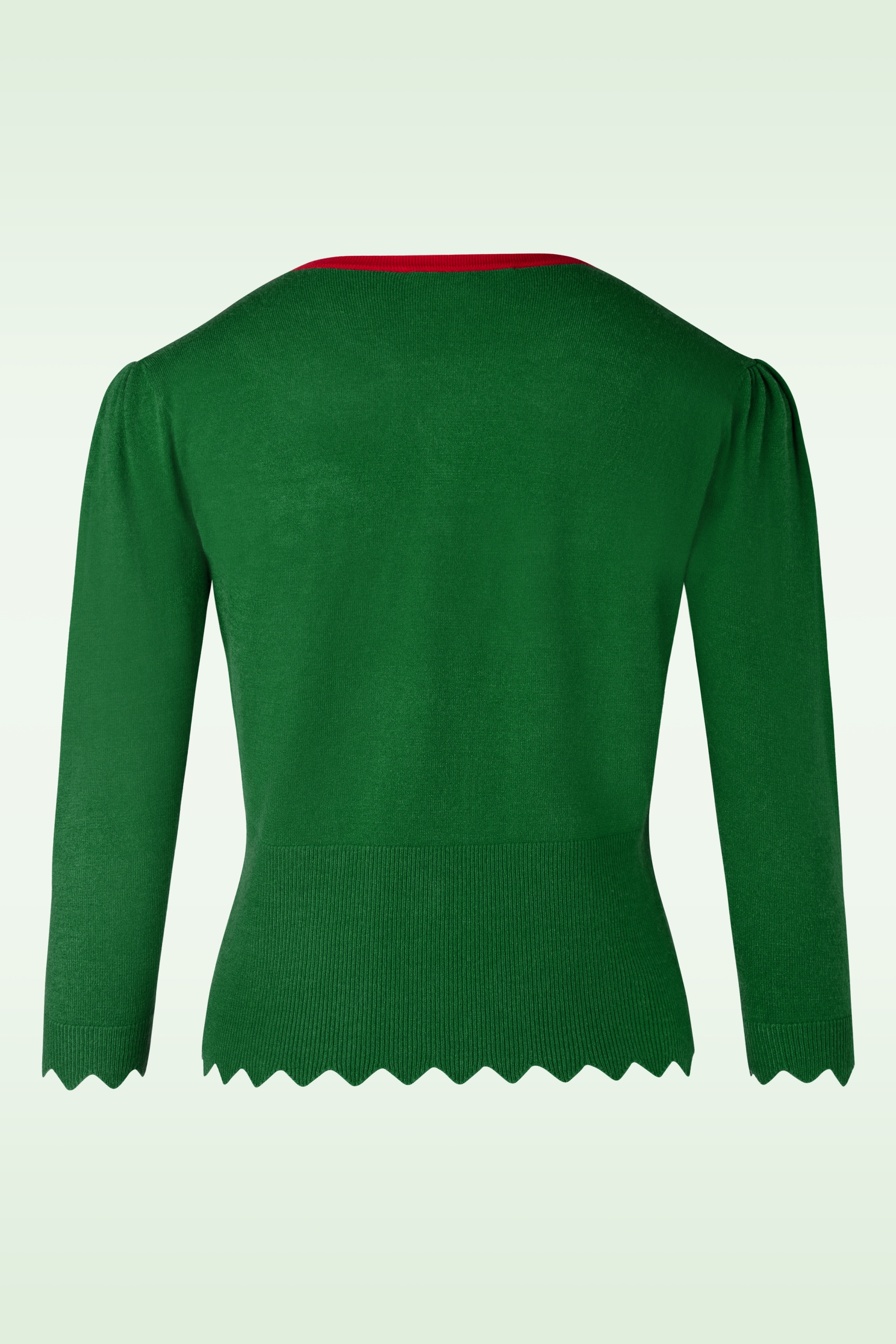 Banned Retro - Merry Catmus vest in groen 4