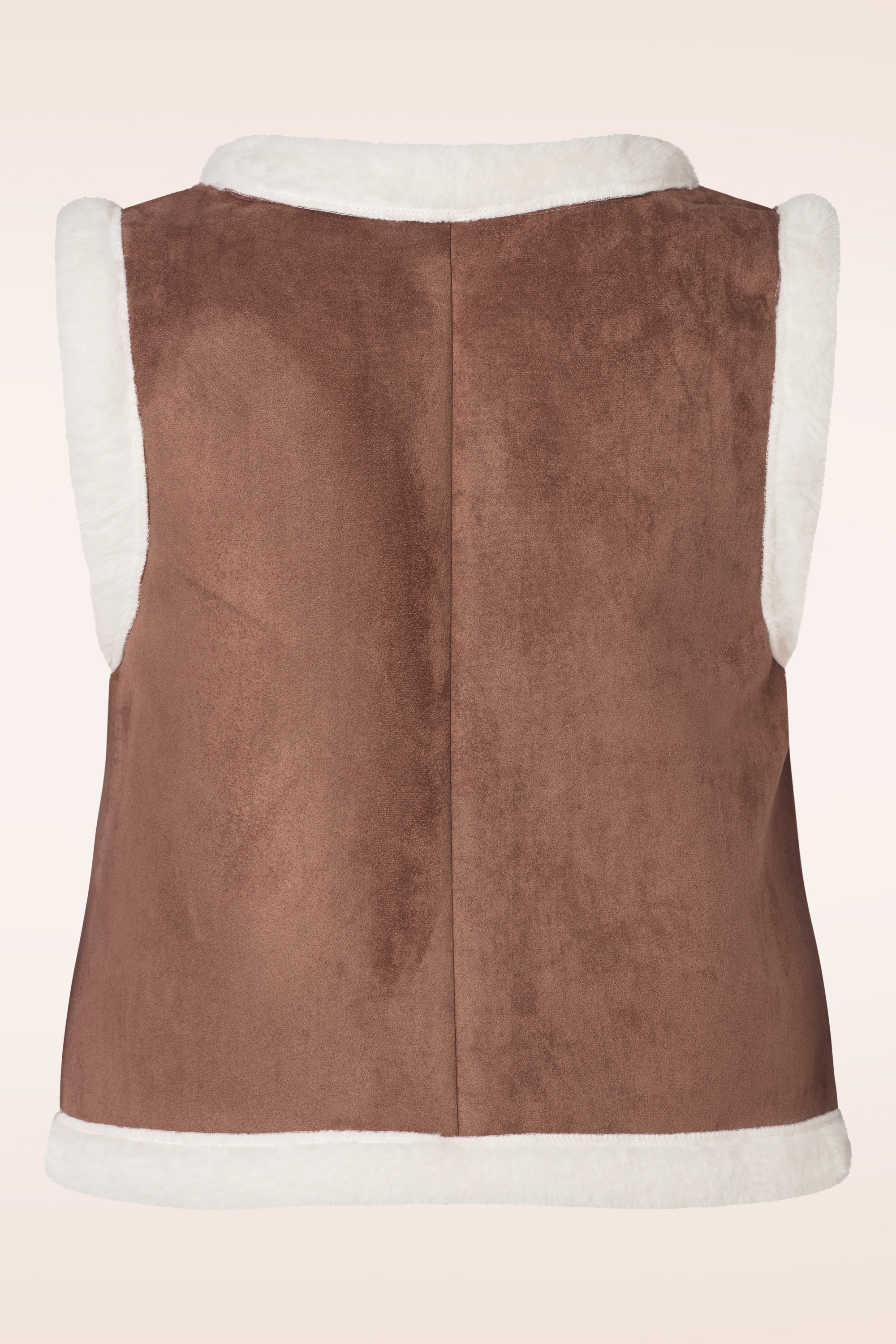 Smashed Lemon - Nola Waistcoat Gilet in bruin 3