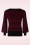 King Louie - Marie Bell Loop Stripe top in cabernet rood 2