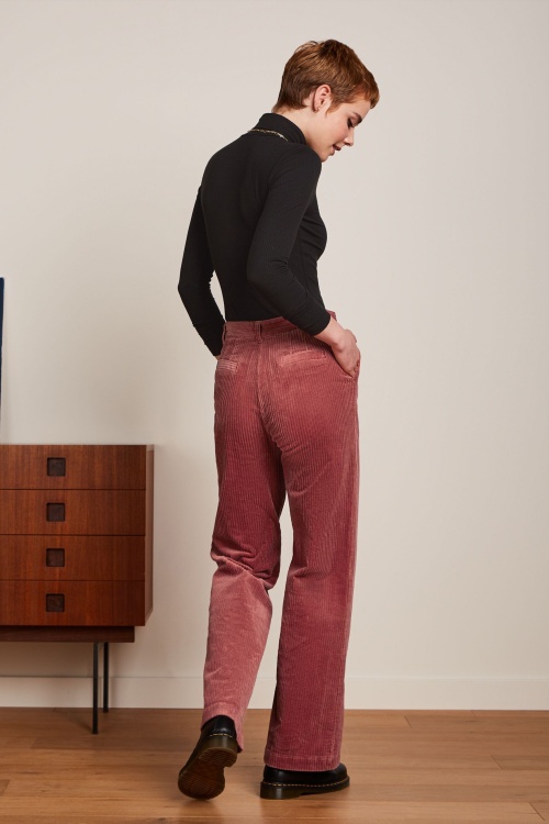 King Louie - Marcie Corduroy pantalon in woestijn rood 4