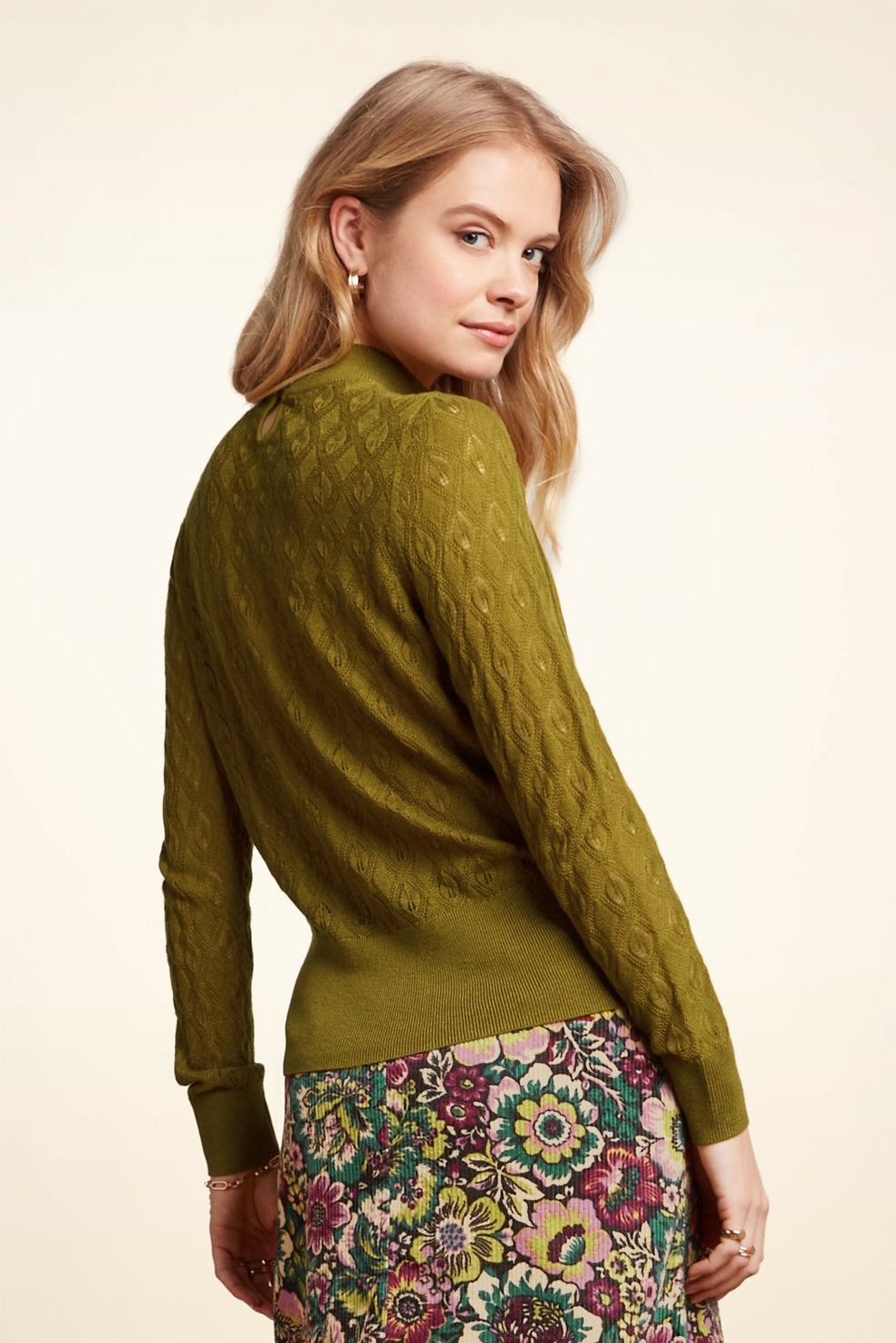 King Louie - Agnes Turtle Appleton top in chartreuse  4