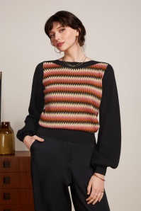 King Louie - Erin Birdie top in zwart