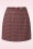 Louche - Aubin Wyoming Check mini rok in roze