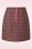 Louche - Aubin Wyoming Check mini rok in roze 3