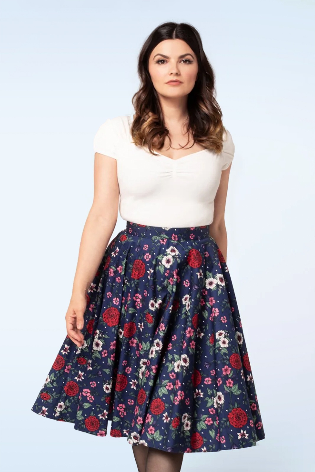 Bunny - Camellia rok in blauw 4