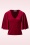 Vintage Chic for Topvintage - Verona fluwelen top in rood