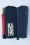 Vendula - The Old Post Office Clipper telefoontasje en portemonnee in navy en rood 3