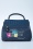 Vendula - The Old Post Office Mini Grace tas in marineblauw 3