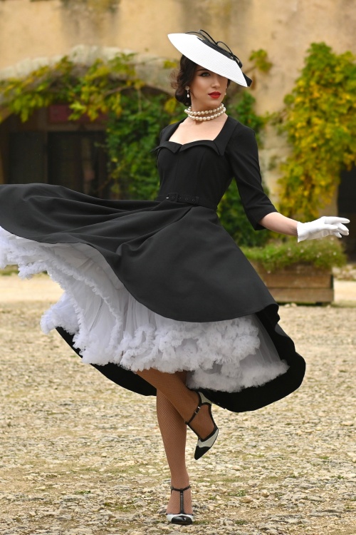 Topvintage Boutique Collection - The Penelope petticoat in stralend wit