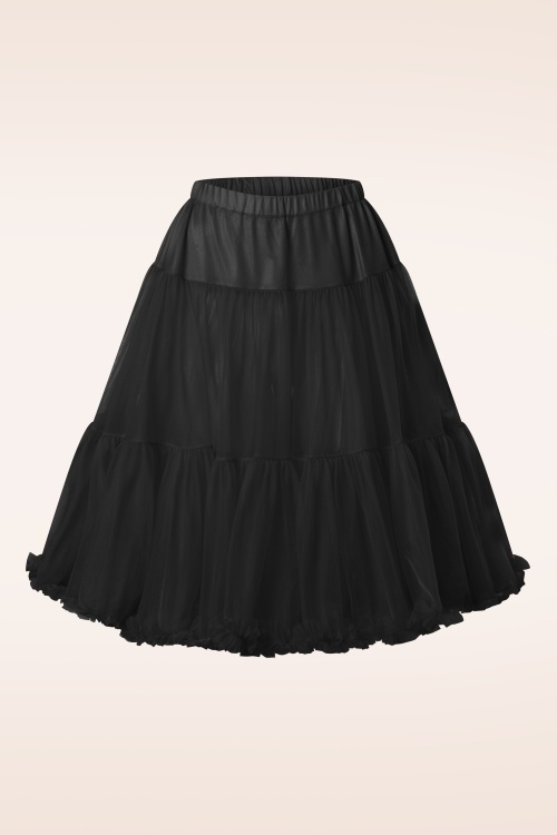 Topvintage Boutique Collection - The Penelope petticoat in zwart 2