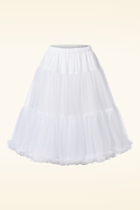 Topvintage Boutique Collection - The Penelope petticoat in stralend wit 3