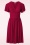 Vintage Chic for Topvintage - Sadie Slinky swing jurk in rood