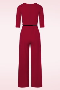 Vintage Chic for Topvintage - Tammy Jumpsuit in Lippenstiftrot 4
