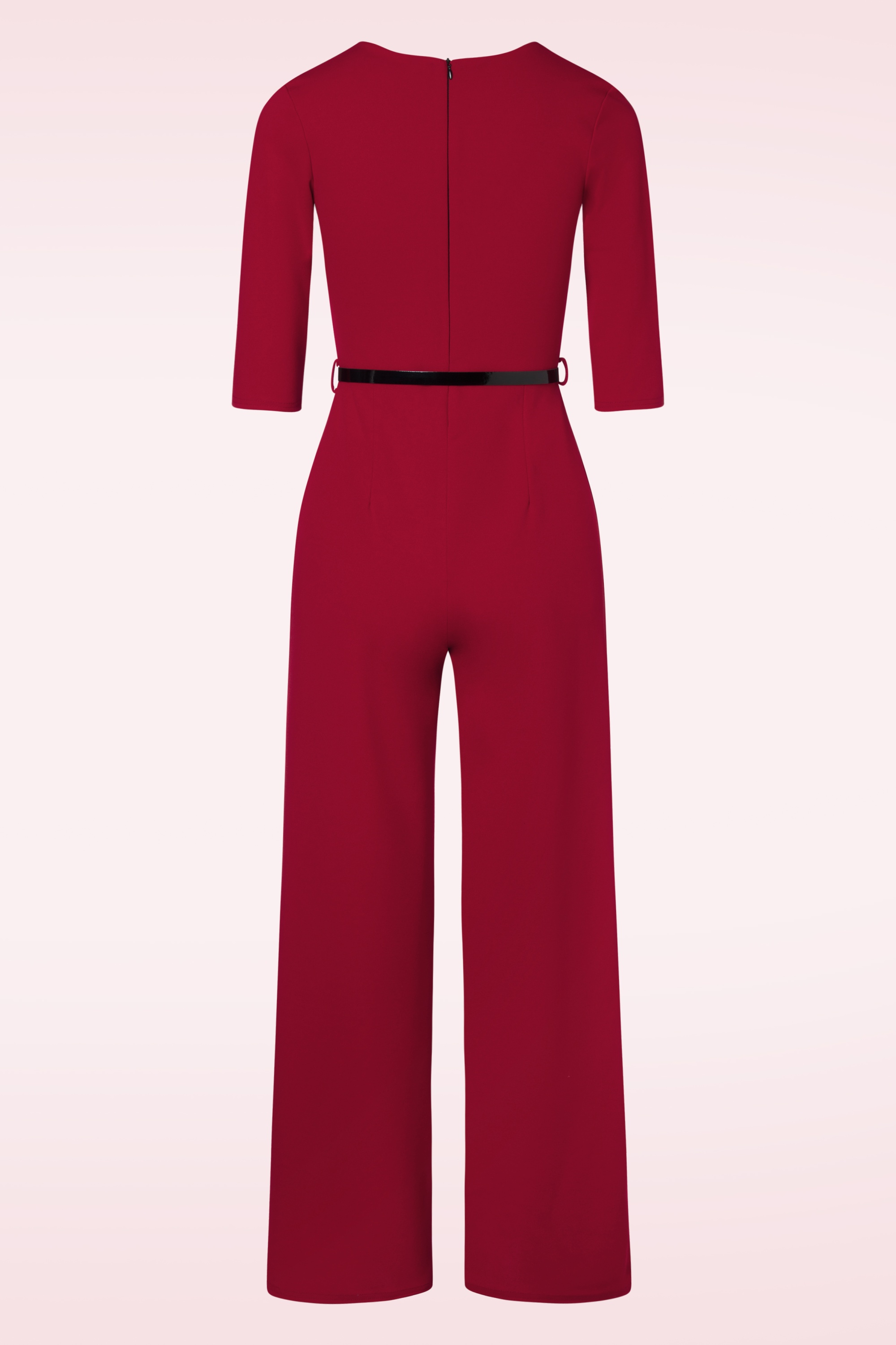 Vintage Chic for Topvintage - Tammy jumpsuit in lipstickrood 3