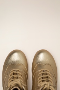 Chelsea Crew - Claire laarzen in metallic goud 2