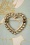 Lovely - Heart Pearl broche in goud 2