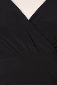 Vintage Diva  - Alessandra Top in Black 4