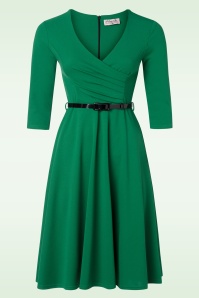 Vintage Chic for Topvintage - Nova Swing Kleid in Grün