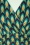 Vintage Chic for Topvintage - Vivian Retro maxi jurk in teal 2