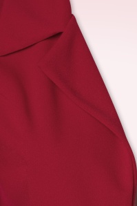 Vintage Chic for Topvintage - Jackie Bolero Blazer in Red 3