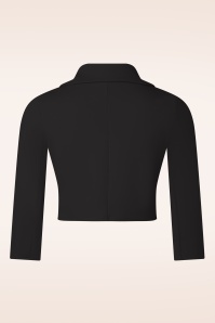 Vintage Chic for Topvintage - Jackie Bolero Blazer in Black 3