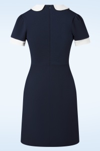 Vintage Chic for Topvintage - Duffy Dress in Navy 3