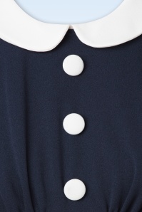 Vintage Chic for Topvintage - Duffy Dress in Navy 2