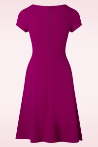 Vintage Chic for Topvintage - Azalea Swing Kleid in Amaranth 3