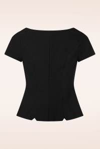 Glamour Bunny - The Donna top in zwart 5