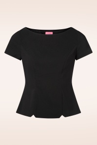 Glamour Bunny - The Donna top in zwart 2