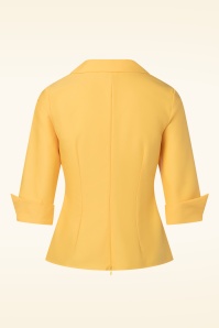 Glamour Bunny - The Dianne blouse in geel 5