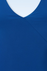 Vintage Chic for Topvintage - Vivian Slinky Swing Dress in Royal Blue 2