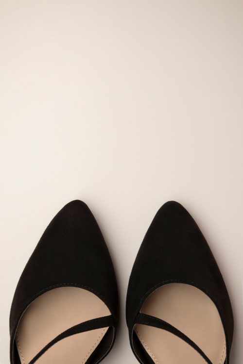 s.Oliver - Jessy Suedine pumps in zwart 2