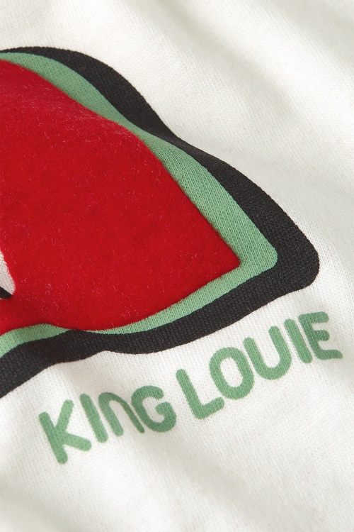 King Louie - Logo Placement T-shirt in crème 3