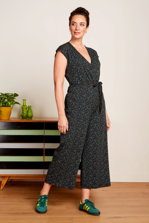 King Louie - Mary Elysee jumpsuit in zwart