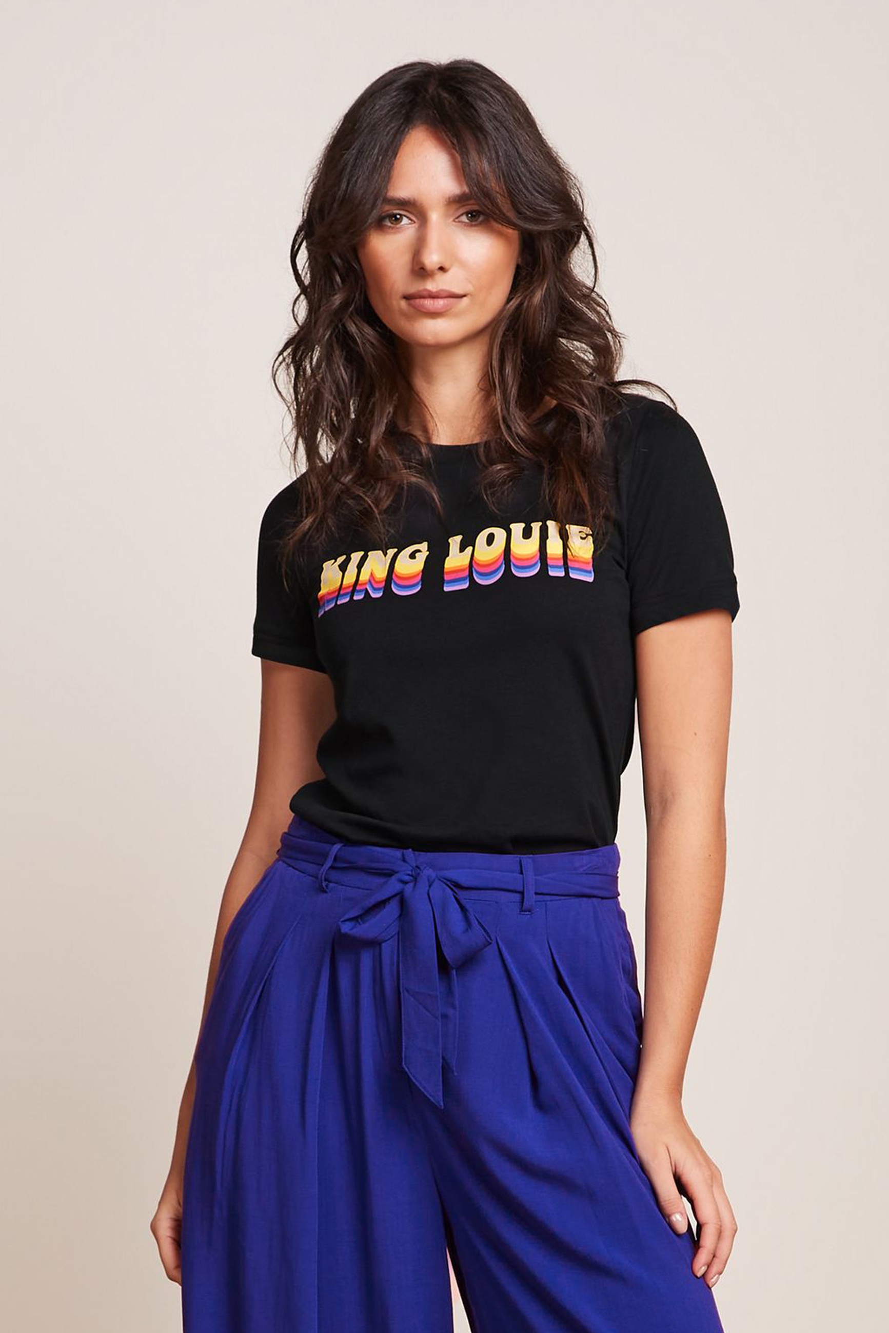 King Louie - Logo Placement t-shirt in zwart