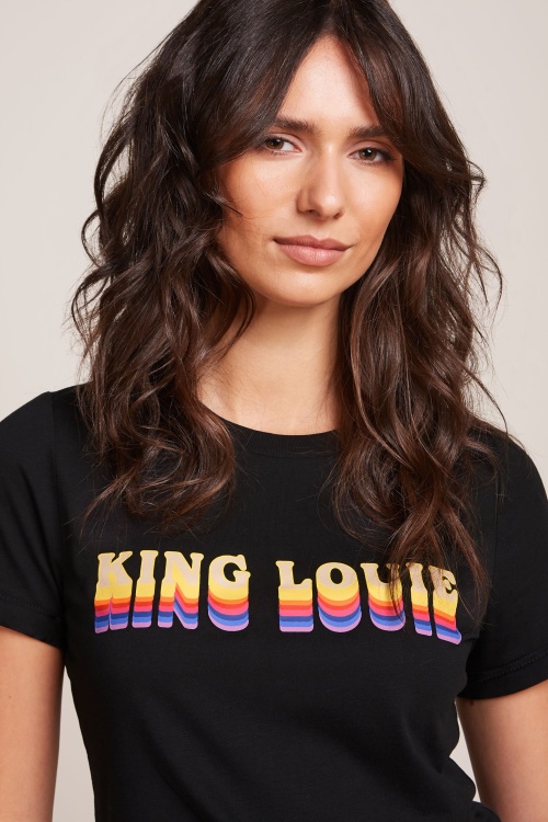 King Louie - Logo Placement t-shirt in zwart 4