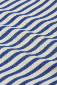 King Louie - Nives top Mariniere Stripe in blauw en gebroken wit 4