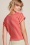 King Louie - Aria Chopito Stripe geknoopt t-shirt in vuurrood 5