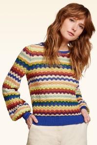 King Louie - Bell Rise top in multi