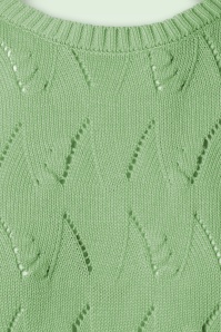 Topvintage Boutique Collection - Lana Gestricktes Oberteil in Grün 3