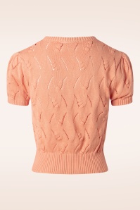 Topvintage Boutique Collection - Lana Stricktop in Pfirsich 4